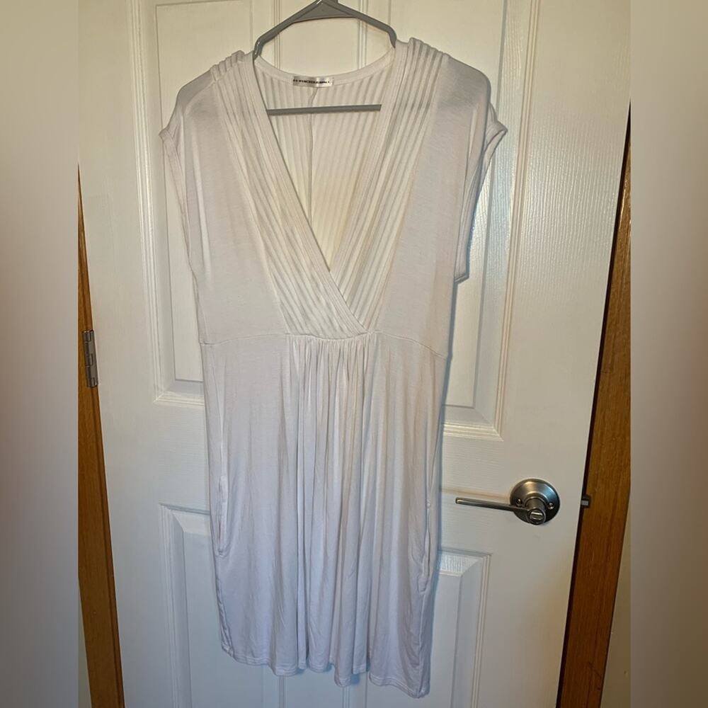 ROBIN PICCONE WHITE SWIM COVER UP Size